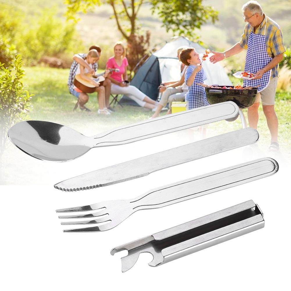 Camping Cooking Cutlery Set - Camping Tableware Portable Tableware /set Stainless