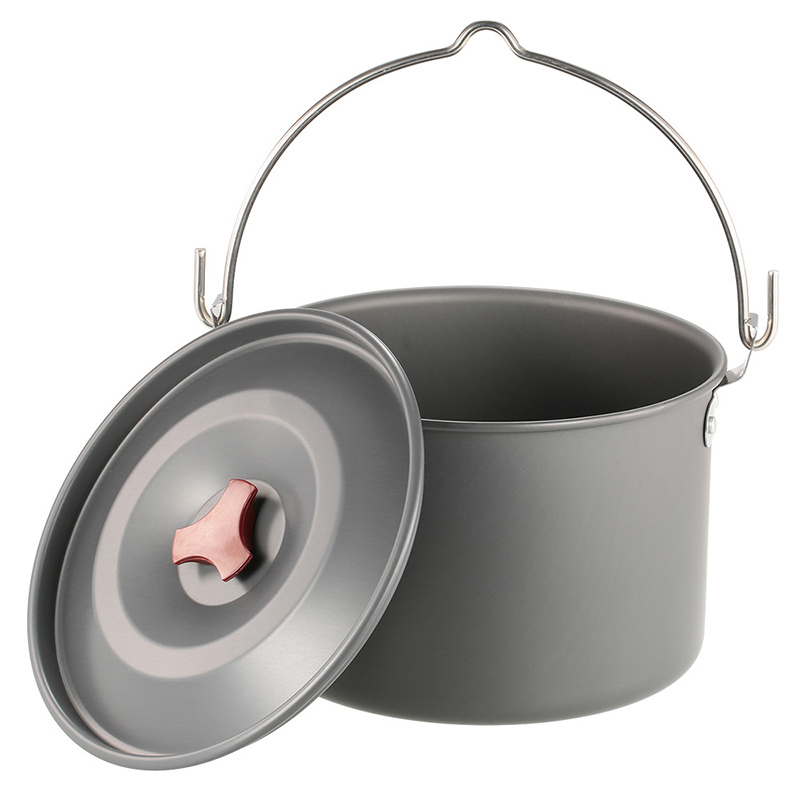 Camping Cooking Fire - 4L Camping Hanging Pots Camping Tripod