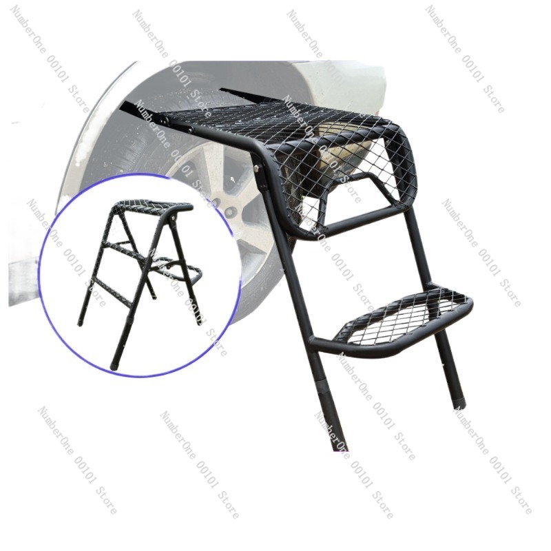 Camping Cooking Table - Outdoor Folding Ladder and Table Combination
