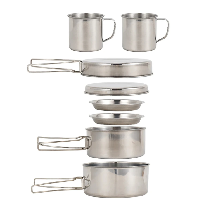 8pcs/Set Camping Cookware Mess - огляд і ціна Camping Cooking Roll