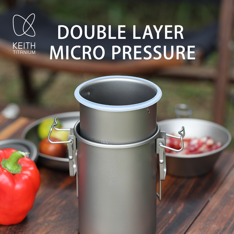 KEITH Pure Titanium Rice Cooke - огляд і ціна Camping Cooking Accessories