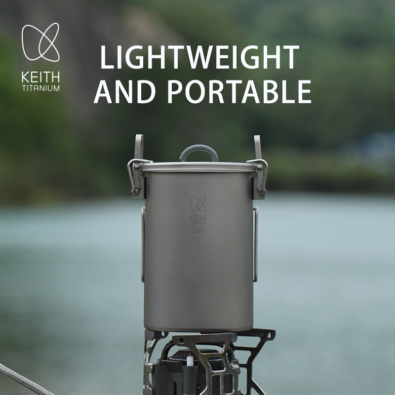 KEITH Pure Titanium Rice Cooke - огляд і ціна Camping Cooking Accessories