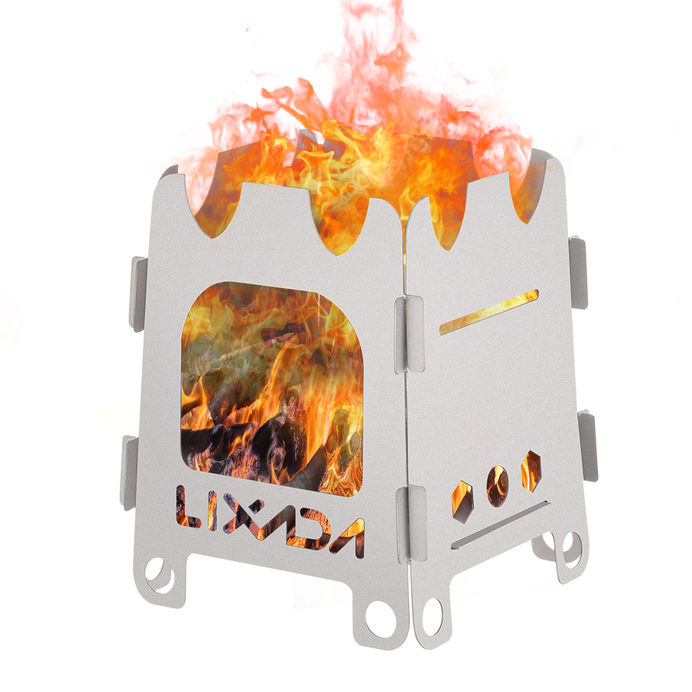 Lixada Titanium/Stainless stee - огляд і ціна Camping Cooking Open Fire