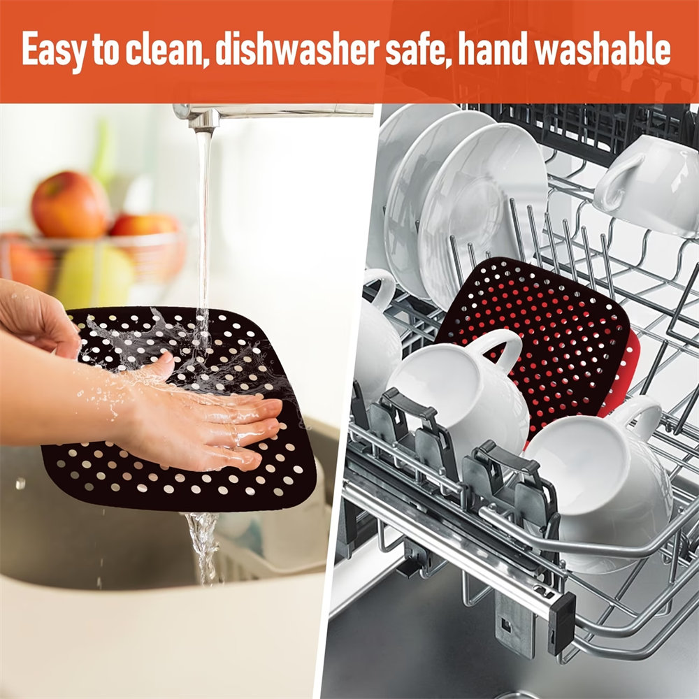 Reusable Air Fryer Pad, Silico - огляд і ціна Camping Cooking Mat