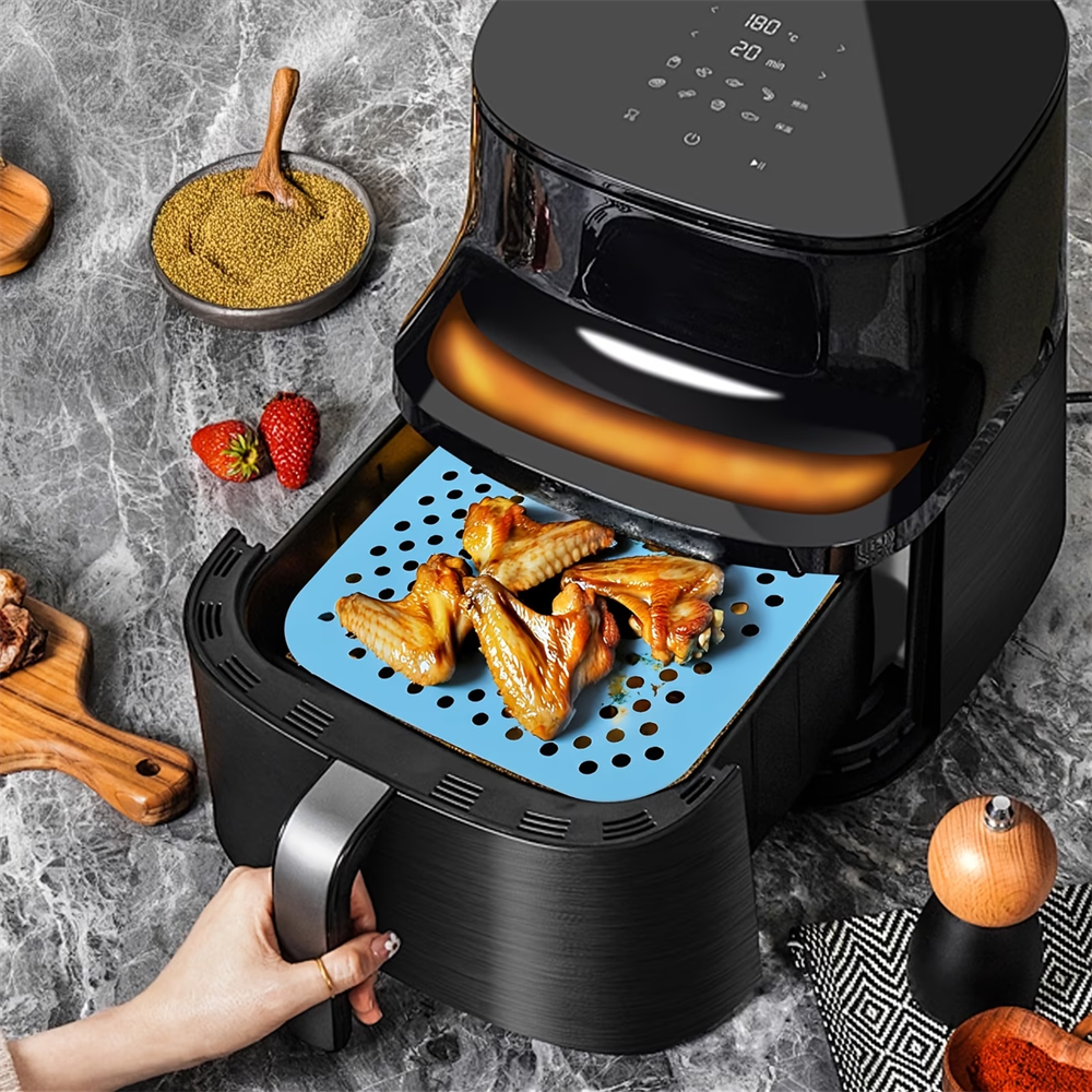 Reusable Air Fryer Pad, Silico - огляд і ціна Camping Cooking Mat