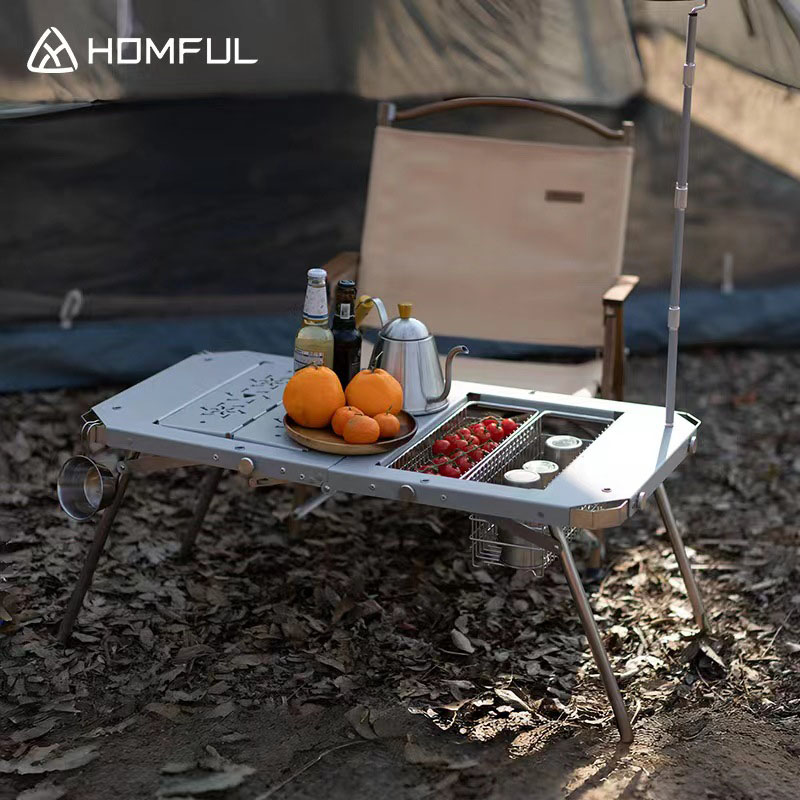 HOMFUL Outdoor Camping Combina - огляд і ціна Camping Cooking Table