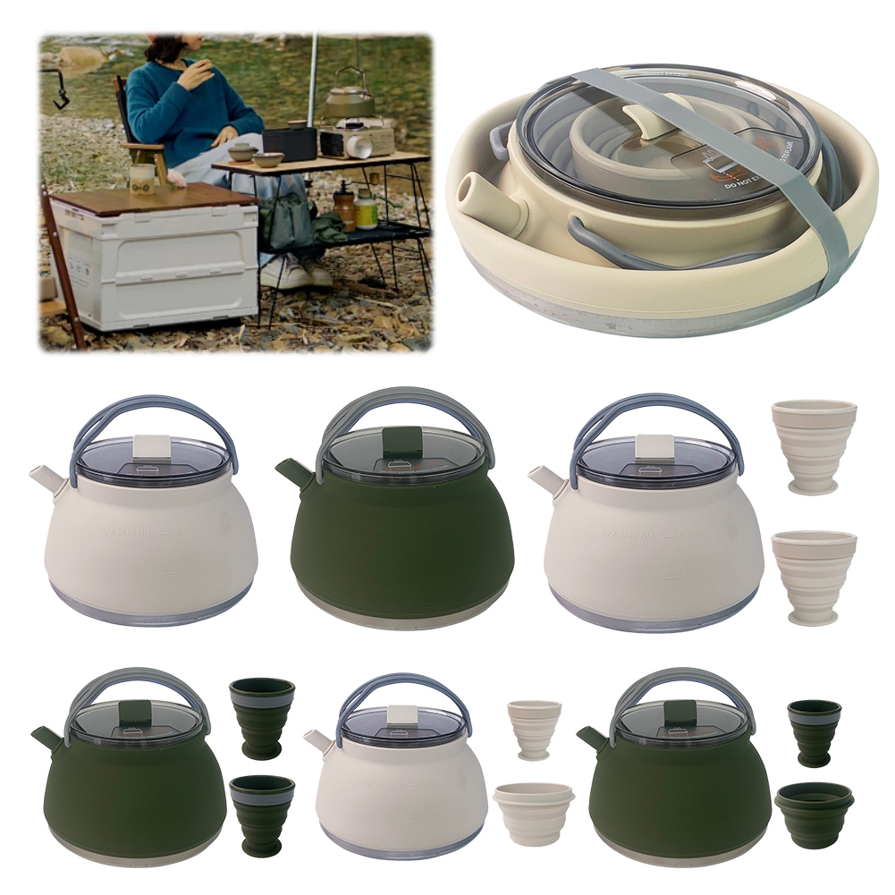 Outdoor Folding Silicone Kettl - огляд і ціна Camping Cooking Handle