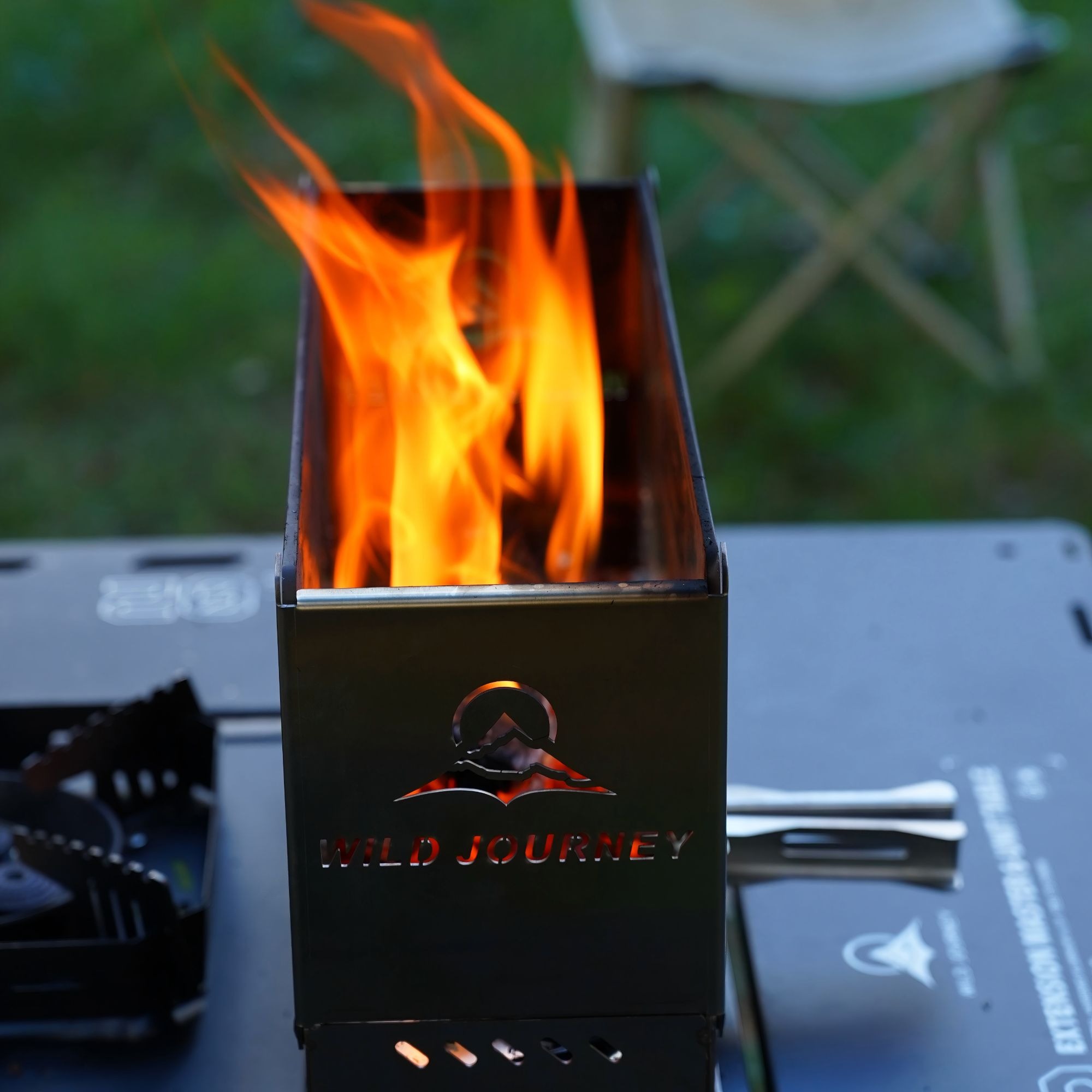 SmiloDon Camping Folding Brazi - огляд і ціна Camping Cooking Open Fire