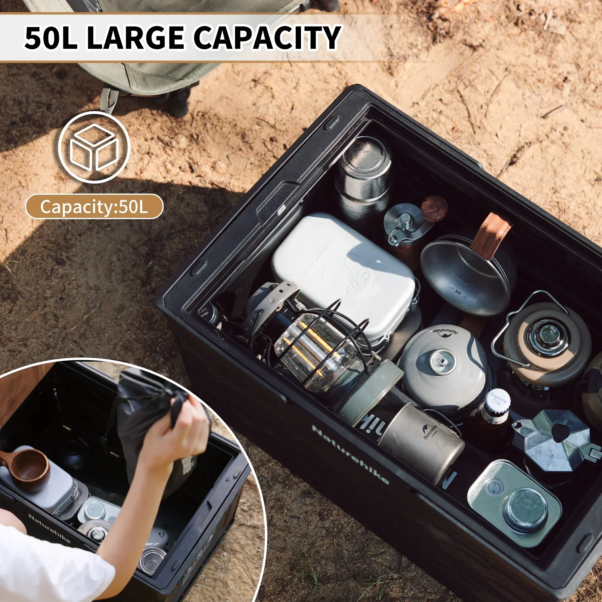 New IGT Table Box 50L Large Ca - огляд і ціна Camping Cooking Table