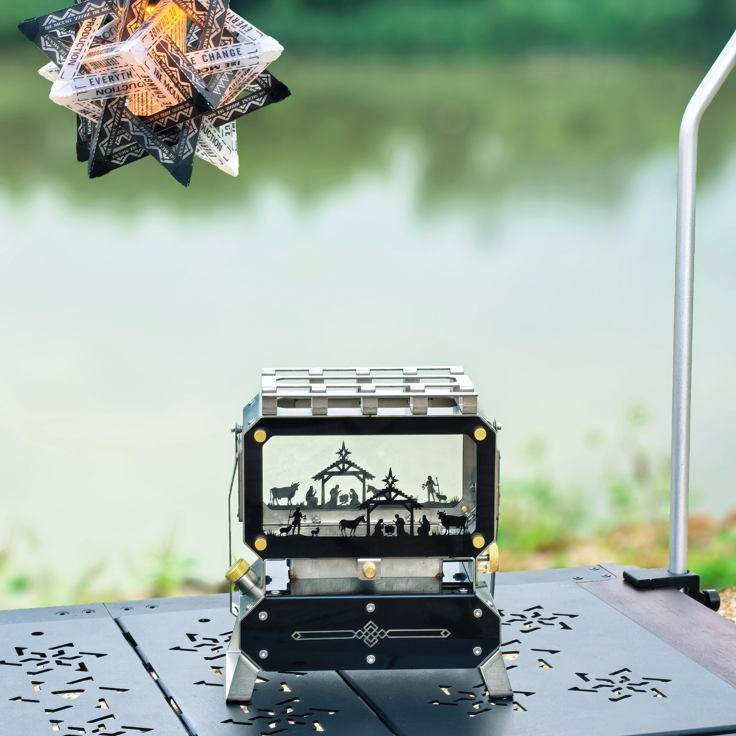 Multi-Purpose Camping Lamp Sto - огляд і ціна Camping Cooking Open Fire
