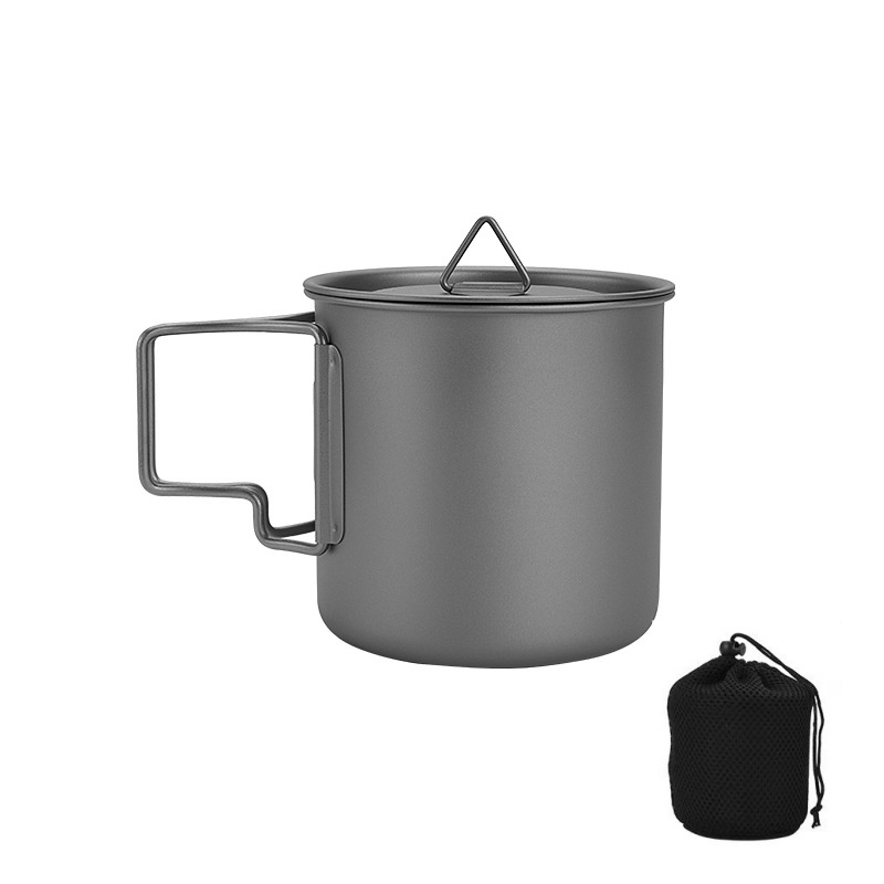 Titanium Camping Mug with Fold - огляд і ціна Camping Cooking Handle