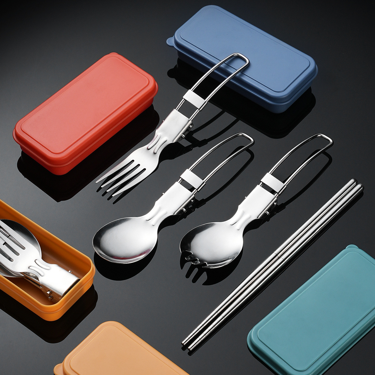 4PCS/set Portable Outdoor Spoo - огляд і ціна Japan Camping Cooking