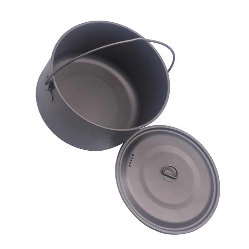 FLAME'S CREED 1100ml 1950ml Ul - огляд і ціна Camping Cooking Pan Set