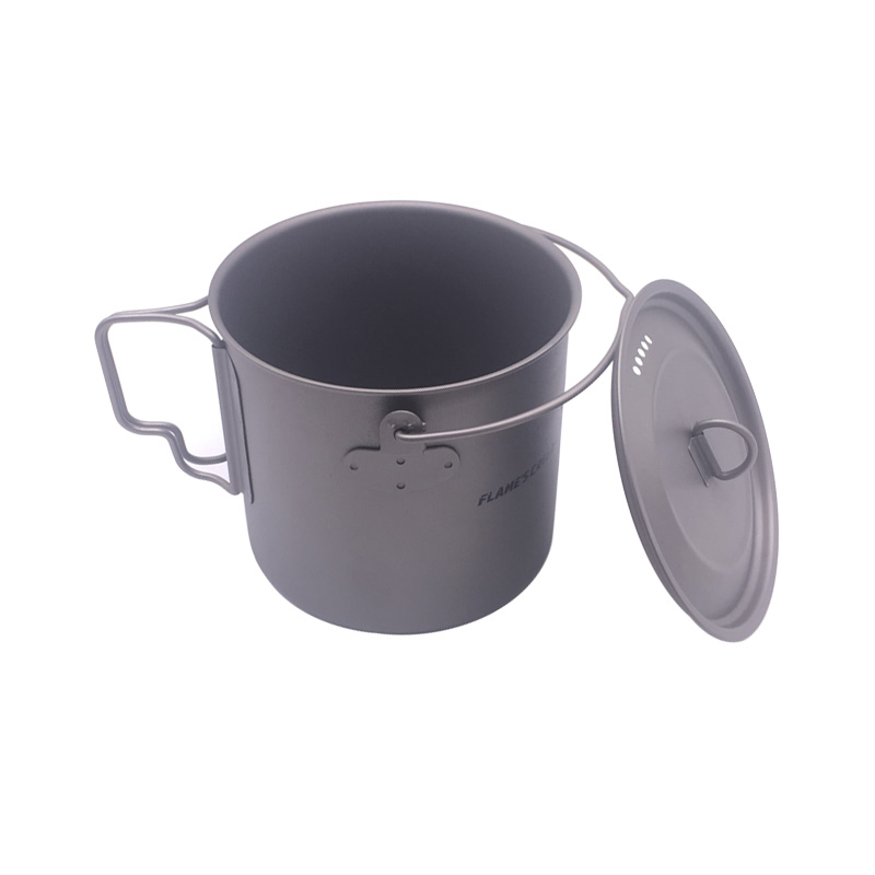 FLAME'S CREED 1100ml 1950ml Ul - огляд і ціна Camping Cooking Pan Set
