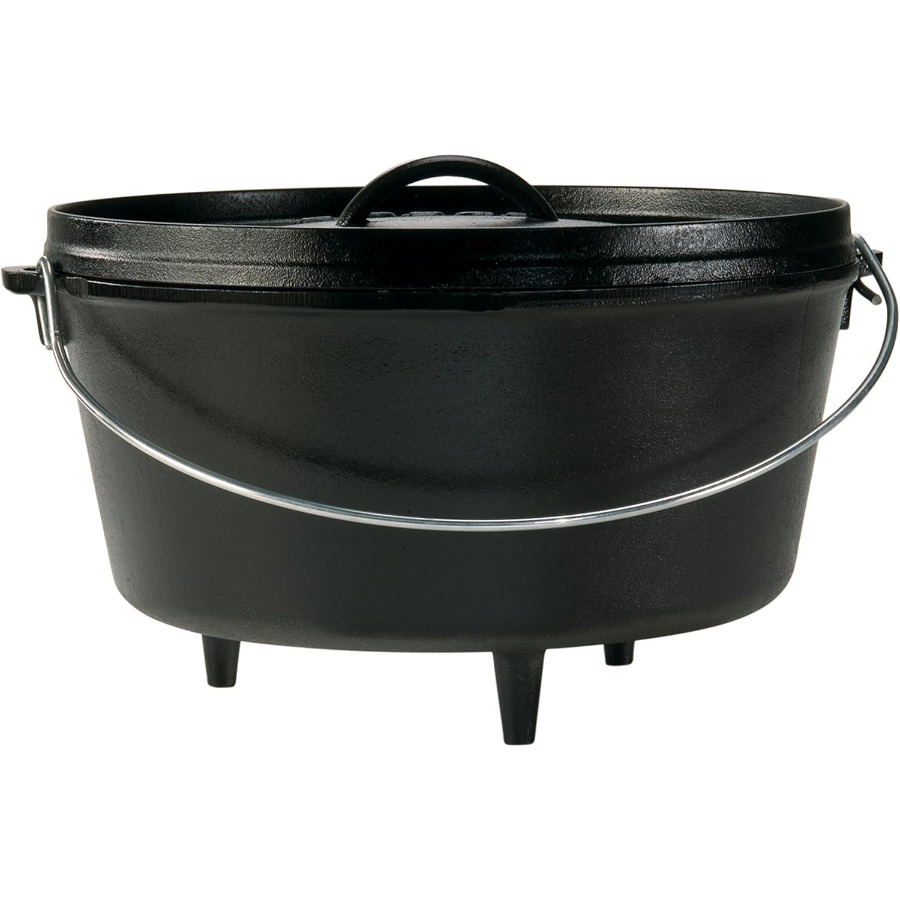 8 Quart Pre-Seasoned Cast Iron - огляд і ціна Camping Cooking Handle