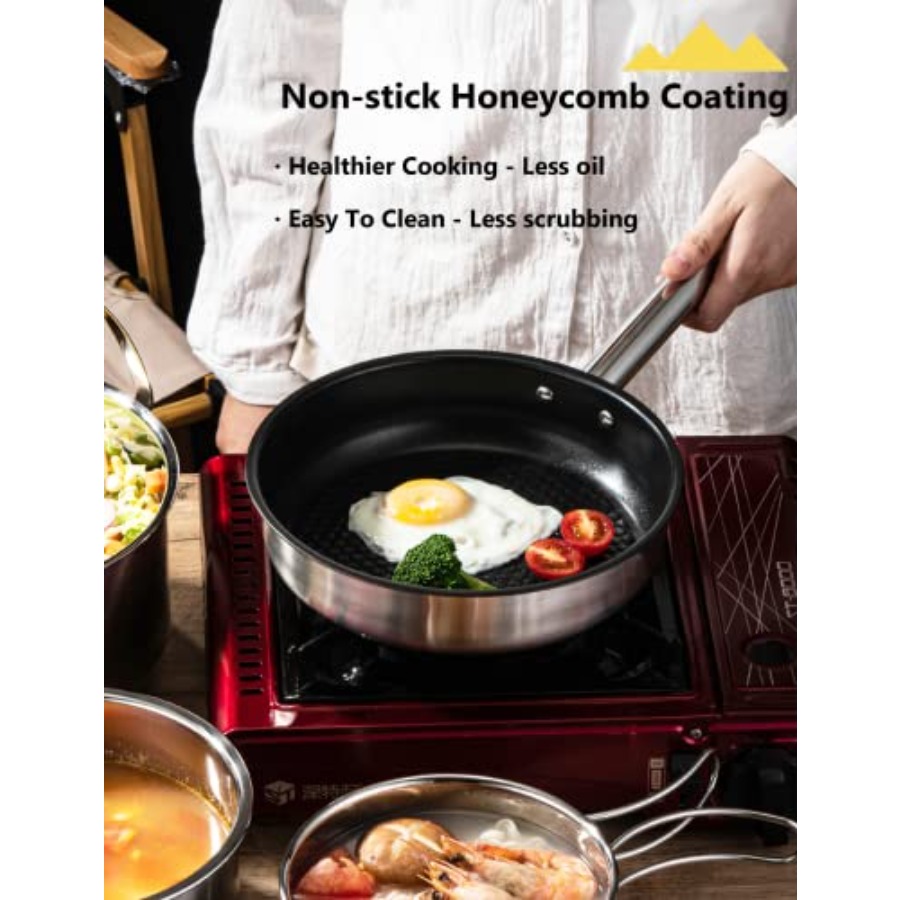 CampPro Camp Cooking Set for 4 - огляд і ціна Camping Cooking Handle