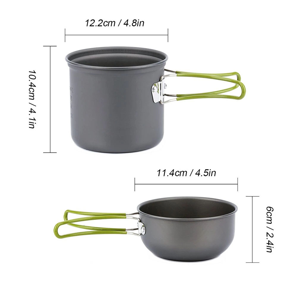 Camping Cookware Mess Kit Ultr - огляд і ціна Camping Cooking Accessories