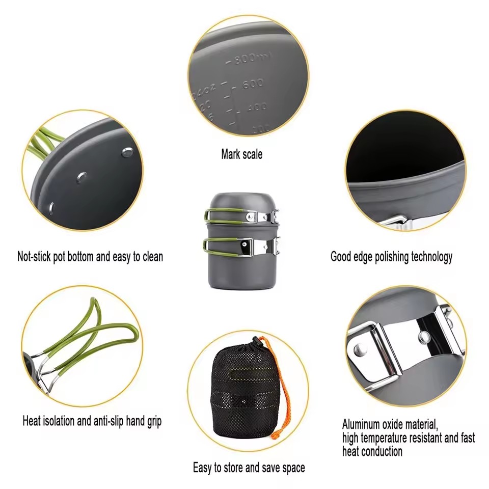 Ultralight Camping Cookware Me - огляд і ціна Camping Cooking Roll