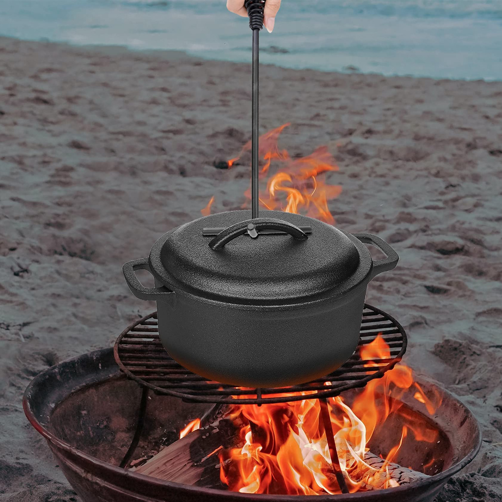 19.5cm Dutch Oven Lid Lifter C - огляд і ціна Camp Dutch Oven Cast