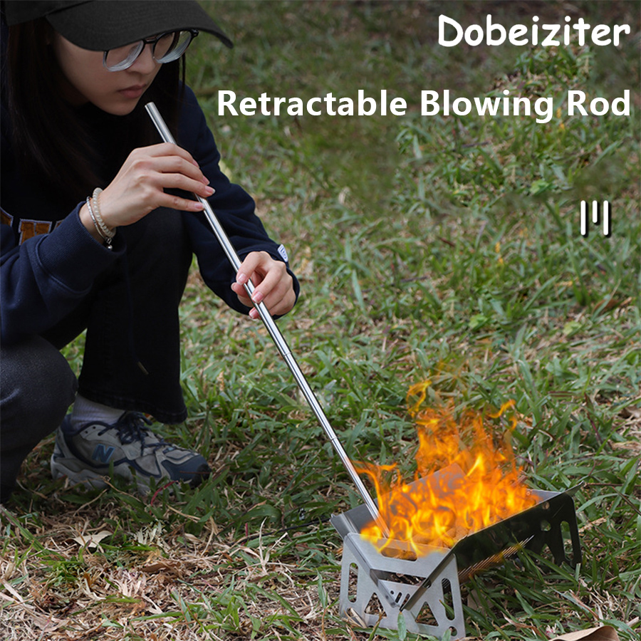 Stainless Steel Blowpipe Pocke - огляд і ціна Campfire Cooking