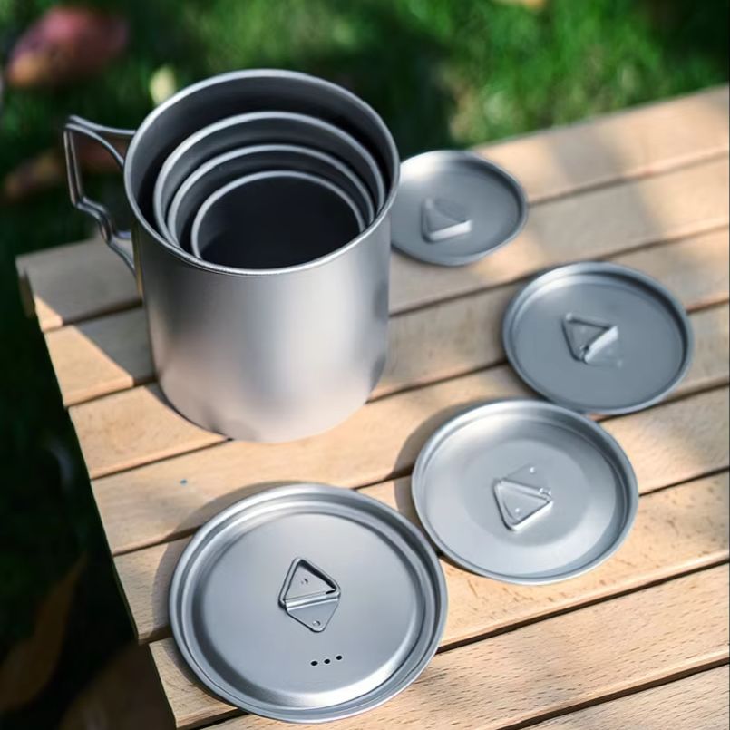 New Camping Titanium Cups 300m - огляд і ціна Camping Cooking Handle