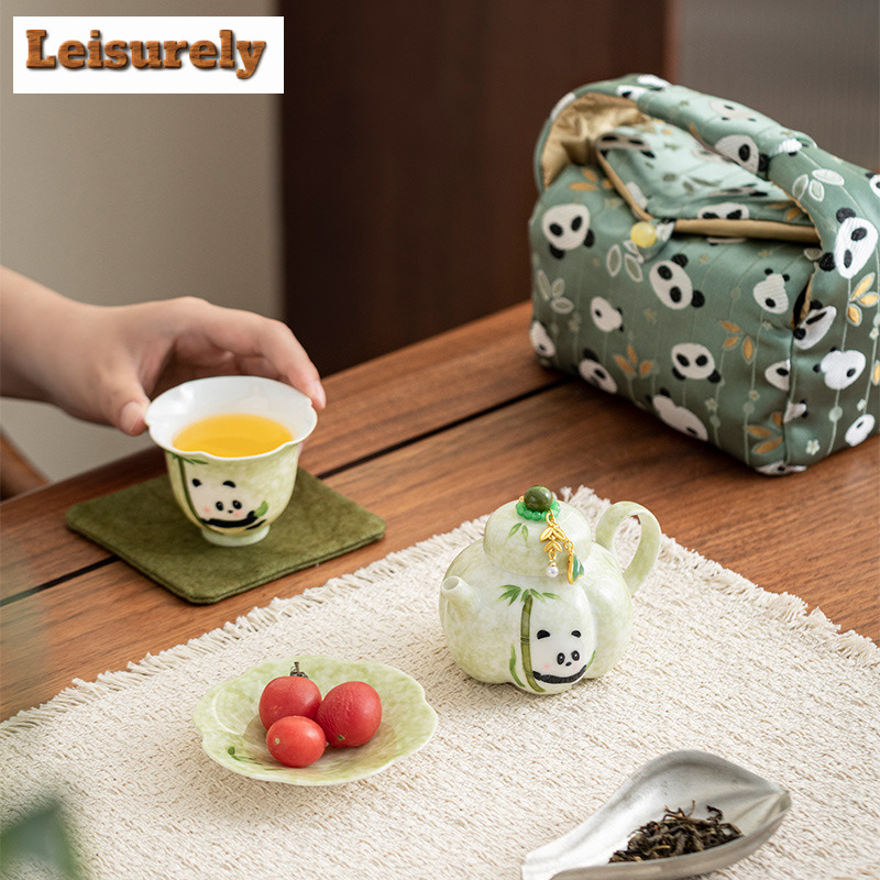 Hand-painted Panda Travel Tea  - огляд і ціна Camping Cooking Accessories