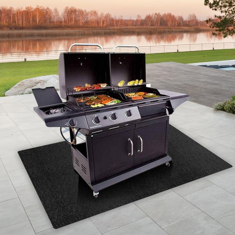 Under Grill Mat Fireplace Fire - огляд і ціна Camping Cooking Mat