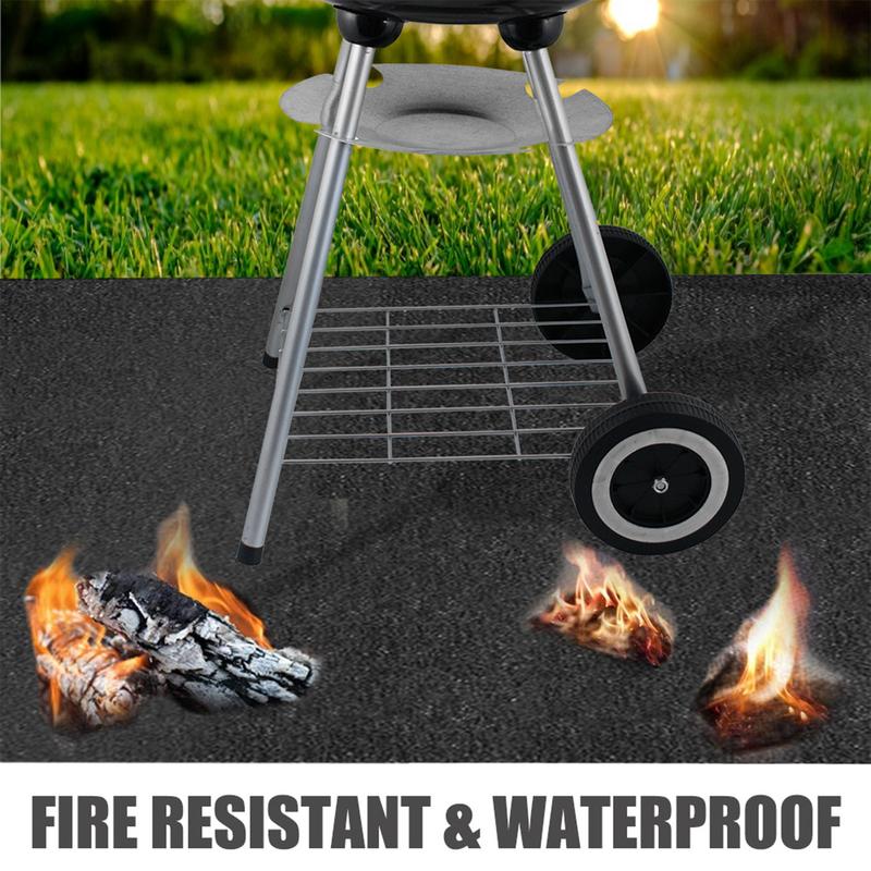 Under Grill Mat Fireplace Fire - огляд і ціна Camping Cooking Mat