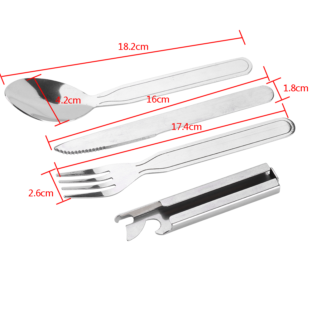 Camping Tableware Portable Tab - огляд і ціна Camping Cooking Cutlery Set