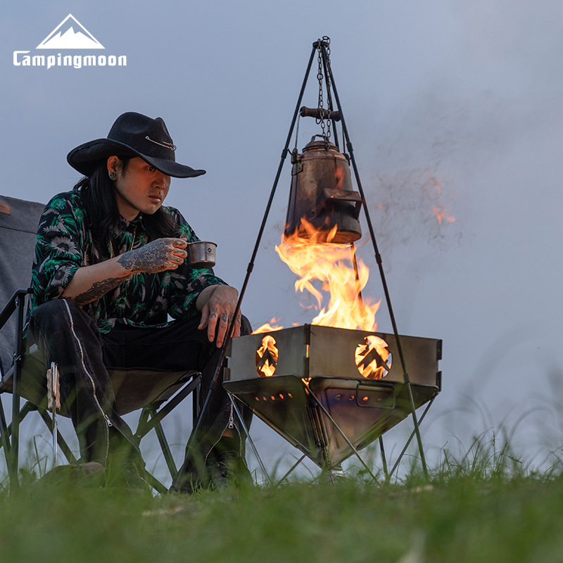 CAMPINGMOON MS-105-BK MS-105-B - огляд і ціна Campfire Cooking