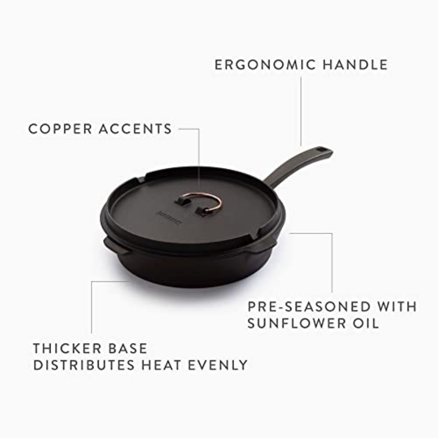 6-Inch All-In-One Cast Iron Sk - огляд і ціна Camp Dutch Oven Cast