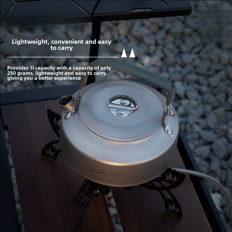 Outdoor Camping Travel Kettle  - огляд і ціна Camping Cooking And Drinking