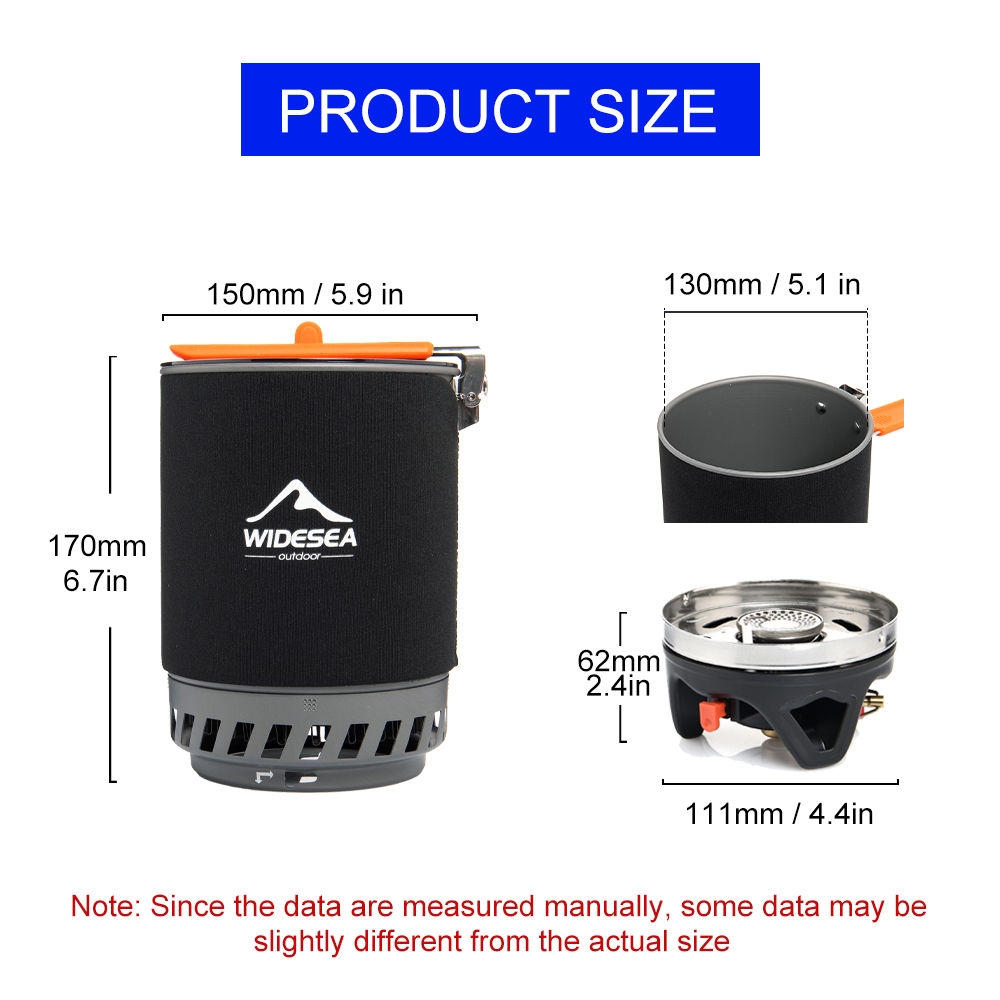 Widesea Camping Cooking System - огляд і ціна Camping Cooking Accessories