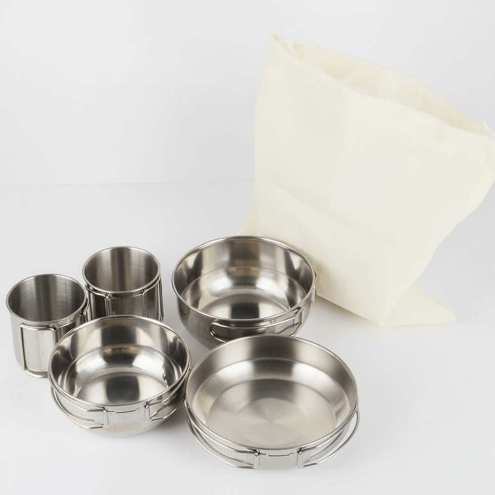 5Pcs 304 Stainless Steel Campi - огляд і ціна Camping Cooking Handle