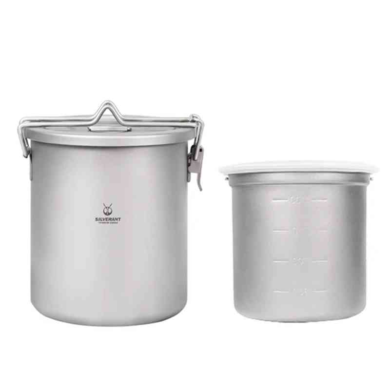 Silverant Camping Titanium Pot - огляд і ціна Camping Cooking Open Fire