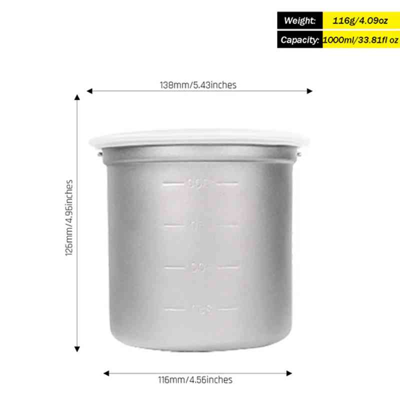 Silverant Camping Titanium Pot - огляд і ціна Camping Cooking Open Fire