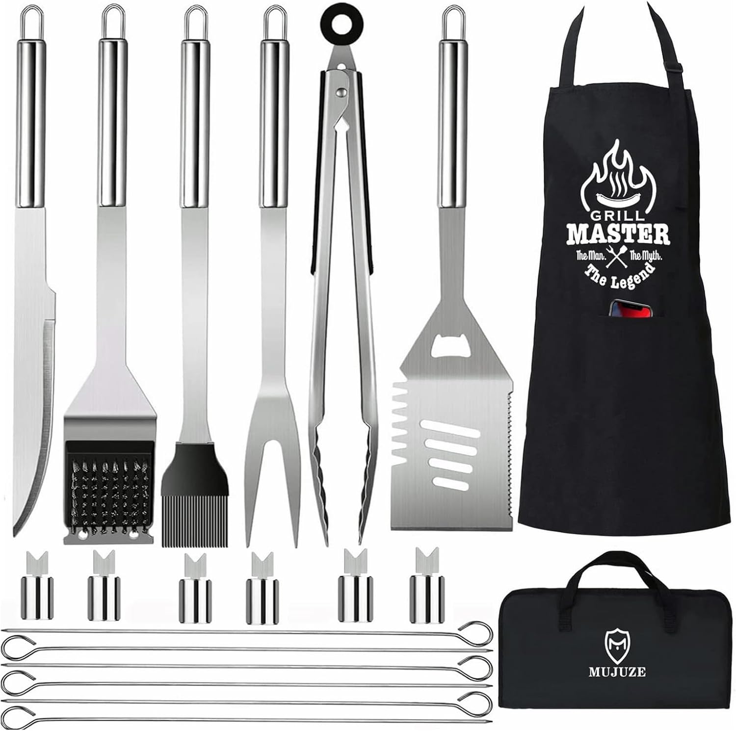 Grill Set with Apron for Men,  - огляд і ціна Camping Cooking Accessories