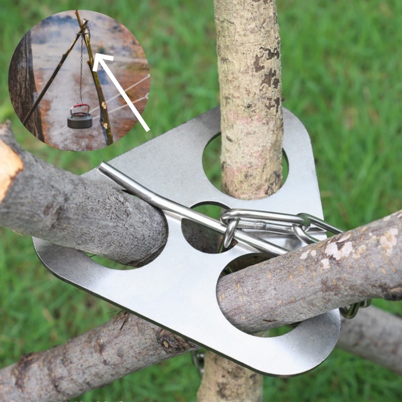 1set Tripod Hanging Detachable - огляд і ціна Campfire Cooking