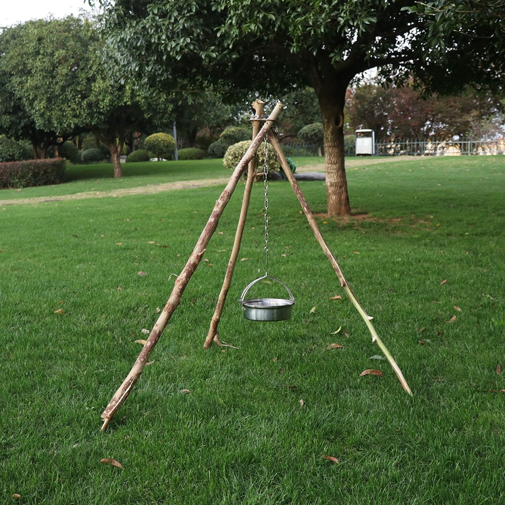 1set Tripod Hanging Detachable - огляд і ціна Campfire Cooking