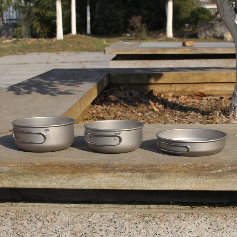 Keith 3PCS Titanium Cookware P - огляд і ціна Camping Cooking Handle