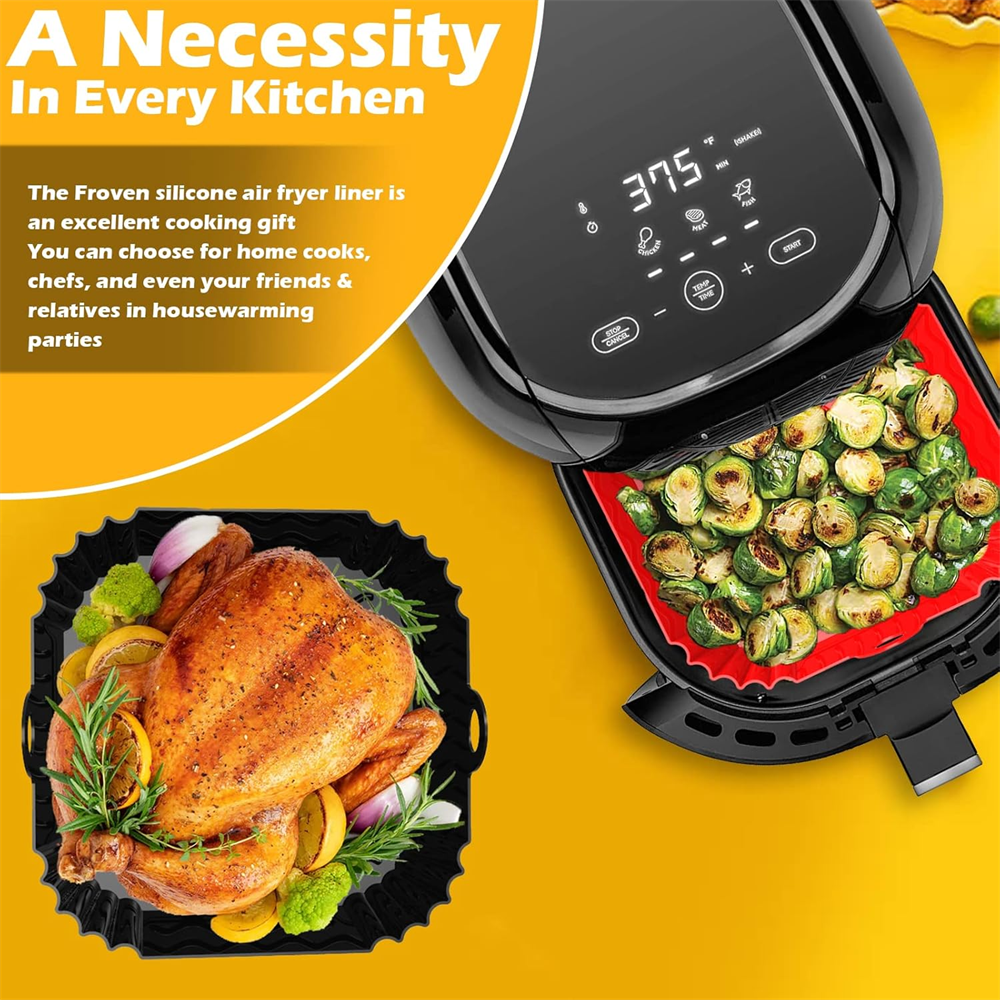 Square Silicone Air Fryer Mats - огляд і ціна Camping Cooking Mat
