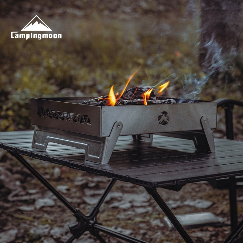 CAMPINGMOON MT-6-LT Outdoor St - огляд і ціна Camping Cooking Open Fire