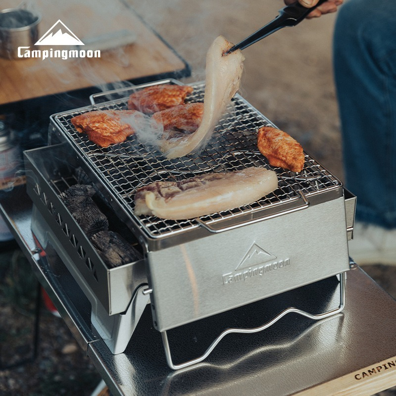 CAMPINGMOON MT-6-LT Outdoor St - огляд і ціна Camping Cooking Open Fire