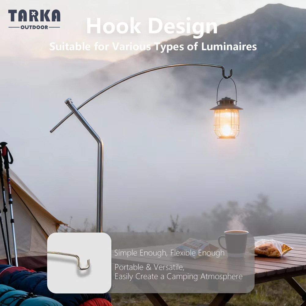 TARKA Detachable Lantern Stand - огляд і ціна Campfire Cooking