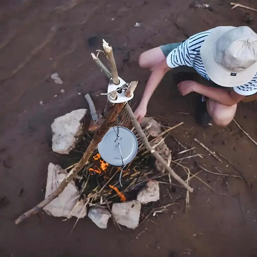 Stainless Steel Portable Campi - огляд і ціна Campfire Cooking