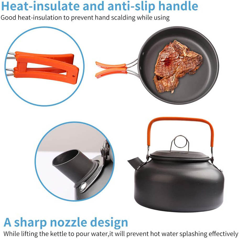 1pcs/1set Camping Cookware Kit - огляд і ціна Camping Cooking Roll
