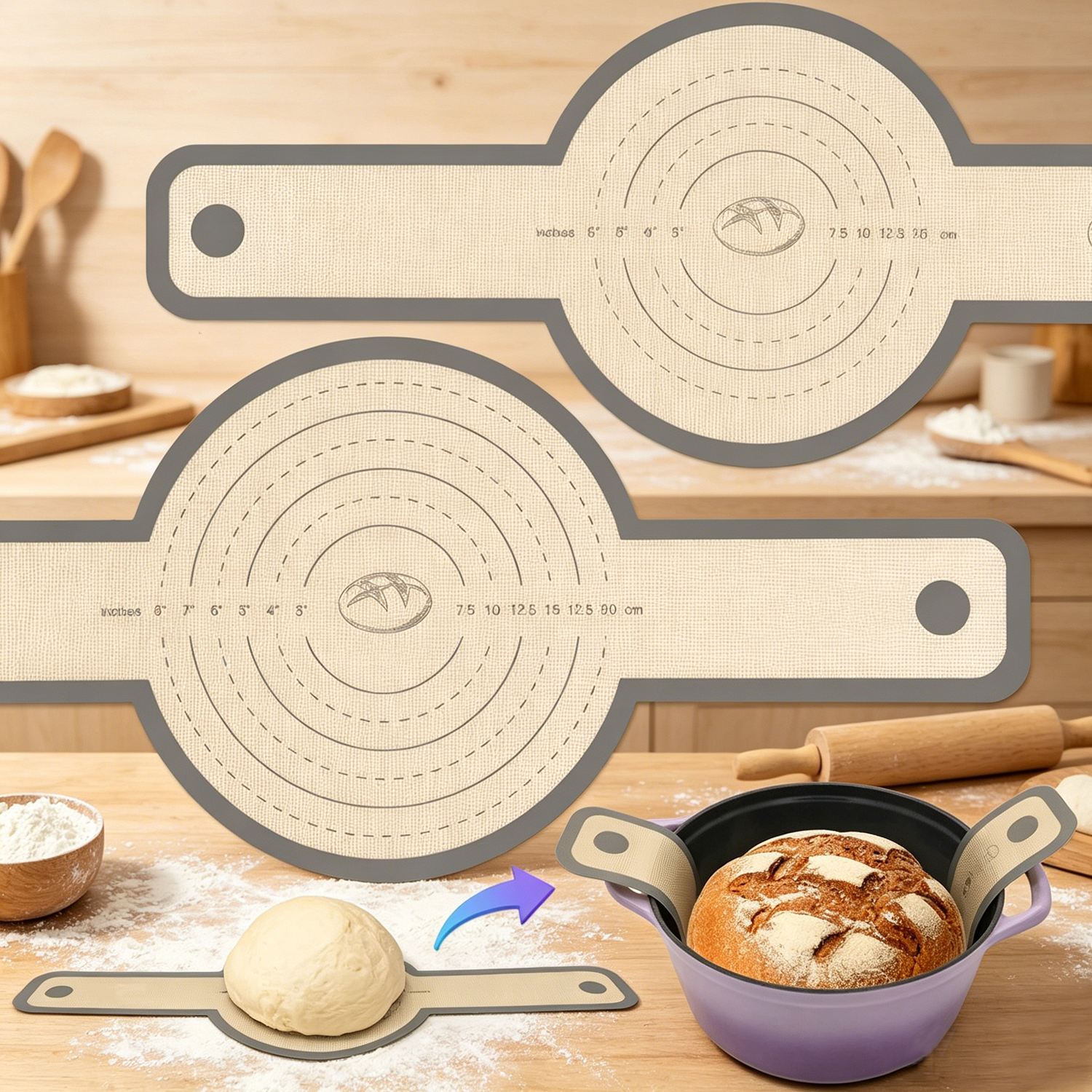 Silicone Bread Sling for Dutch - огляд і ціна Camping Cooking Mat