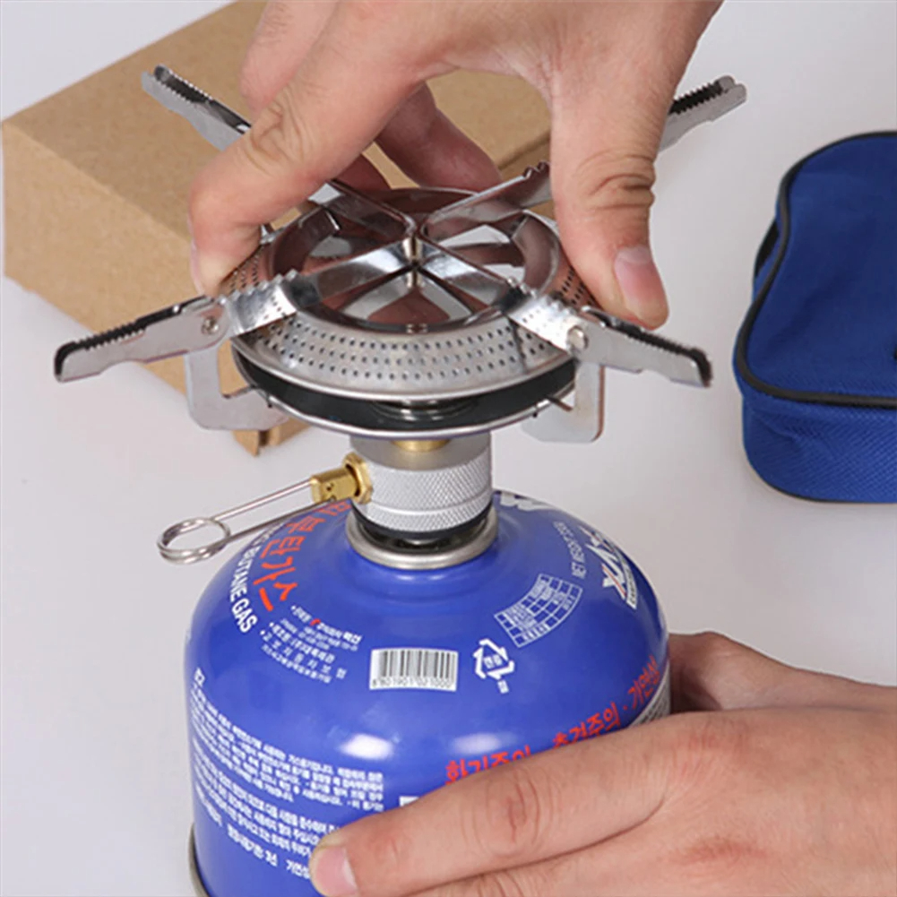 1PCS Outdoor Camping Gas Stove - огляд і ціна Camping Cooking Heater
