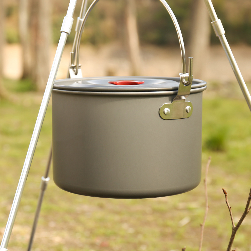 4L Camping Hanging Pots Campin - огляд і ціна Camping Cooking Fire