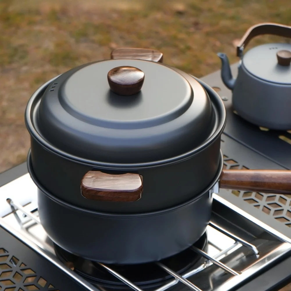 3L Camping Cooking Pot Set Alu - огляд і ціна Camping Cooking Equipment